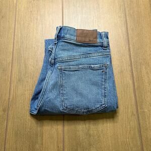 Madewell 90s style Straight Jeans Women’s Size 24 Blue High Rise Straight Leg